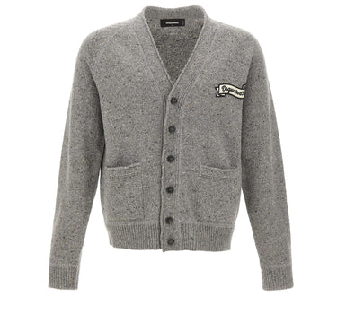 Cardigan Basic in misto lana S74HA1667 D13233860 DSQUARED2 