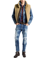 DSQUARED2 Jeans "Teddy" Light Blue Uomo 