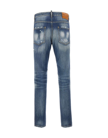DSQUARED2 Jeans "Teddy" Light Blue Uomo 