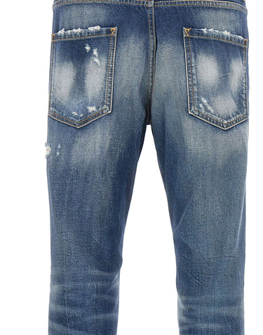 DSQUARED2 Jeans "Teddy" Light Blue Uomo 