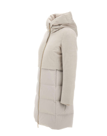 DUNO Piumino "Balloon Prato Mestre" BEIGE Donna 
