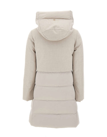 DUNO Piumino "Balloon Prato Mestre" BEIGE Donna 