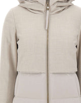 DUNO Piumino "Balloon Prato Mestre" BEIGE Donna 