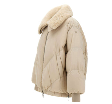 DUNO Piumino "Celia" WHITE Donna 