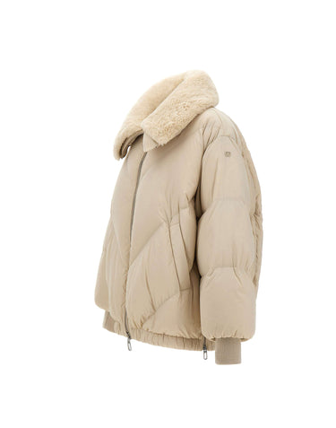 DUNO Piumino "Celia" WHITE Donna 