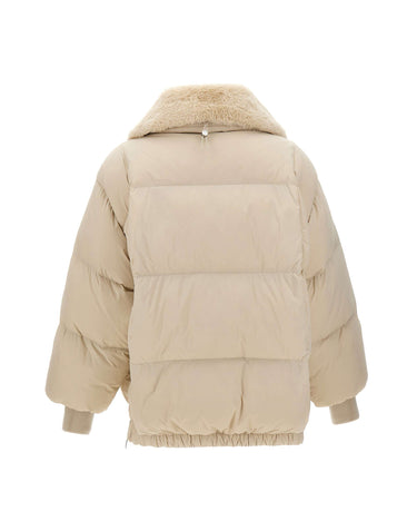 DUNO Piumino "Celia" WHITE Donna 