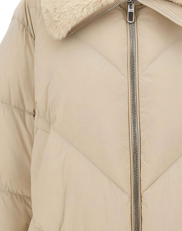 DUNO Piumino "Celia" WHITE Donna 