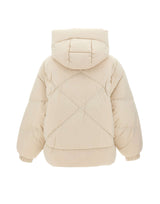 DUNO Piumino "Peggie" WHITE Donna 