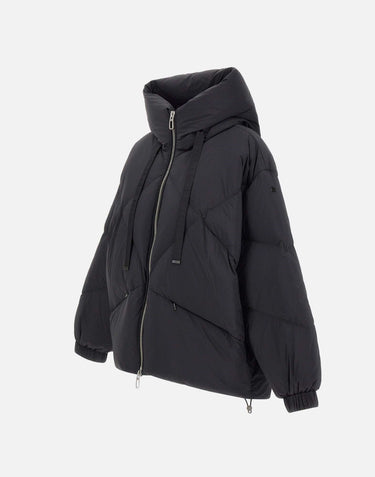 DUNO Piumino "Peggie" BLACK Donna 