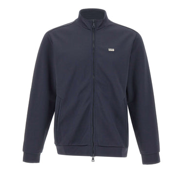 EA7 Felpa con zip BLUE Uomo 