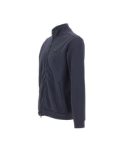 EA7 Felpa con zip BLUE Uomo 