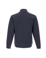 EA7 Felpa con zip BLUE Uomo 
