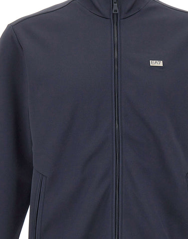 EA7 Felpa con zip BLUE Uomo 