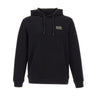 EA7 Felpa in cotone con cappuccio BLACK Uomo 
