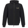 EA7 Felpa con cappuccio BLACK Uomo 