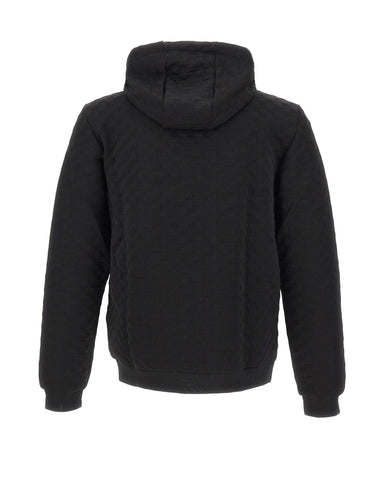 EA7 Felpa con cappuccio BLACK Uomo 