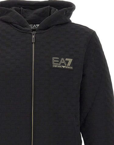 EA7 Felpa con cappuccio BLACK Uomo 