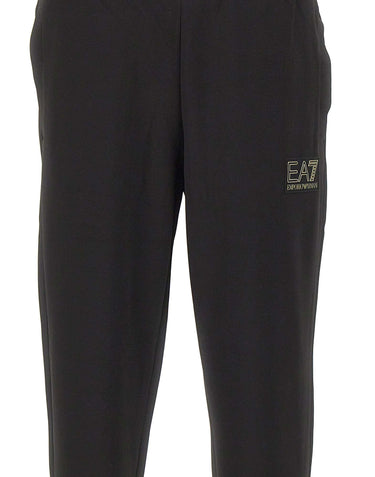 EA7 Pantaloni jogger in jersey BLACK Uomo 