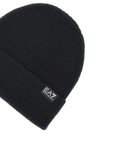 EA7 Cappello in misto lana BLACK Uomo 