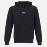 EA7 Felpa in cotone "Core identity" BLACK Uomo 