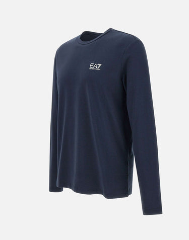 EA7 Maglia in cotone BLUE Uomo 