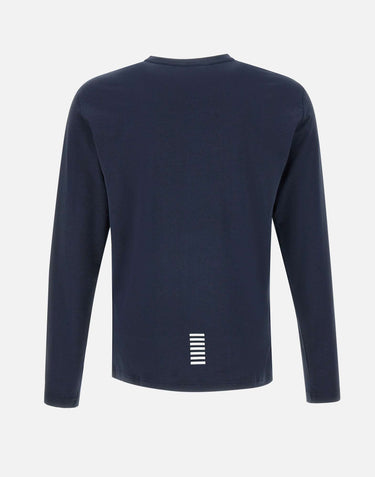EA7 Maglia in cotone BLUE Uomo 