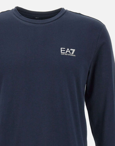 EA7 Maglia in cotone BLUE Uomo 