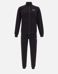 EA7 Completo due pezzi tuta in cotone BLACK Uomo 