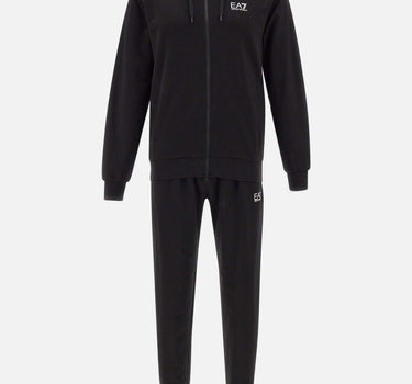 EA7 Completo tuta in cotone BLACK Uomo 