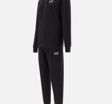 EA7 Completo tuta in cotone BLACK Uomo 