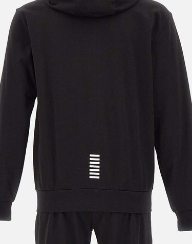 EA7 Completo tuta in cotone BLACK Uomo 