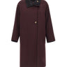 ELENA MIRO' Cappotto in double misto lana RED Donna 