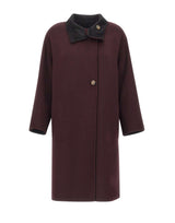 ELENA MIRO' Cappotto in double misto lana RED Donna 