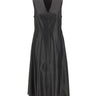 ELENA MIRO' Abito in ecopelle smanicato BLACK Donna 