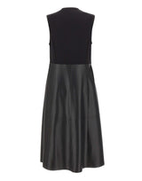 ELENA MIRO' Abito in ecopelle smanicato BLACK Donna 