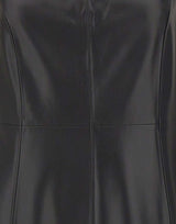 ELENA MIRO' Abito in ecopelle smanicato BLACK Donna 