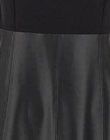 ELENA MIRO' Abito in ecopelle smanicato BLACK Donna 