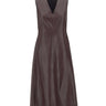 ELENA MIRO' Abito in ecopelle smanicato RED Donna 