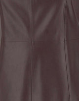ELENA MIRO' Abito in ecopelle smanicato RED Donna 