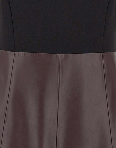 ELENA MIRO' Abito in ecopelle smanicato RED Donna 