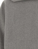 ELENA MIRO' Giacca in misto lana con sciarpa GREY Donna 