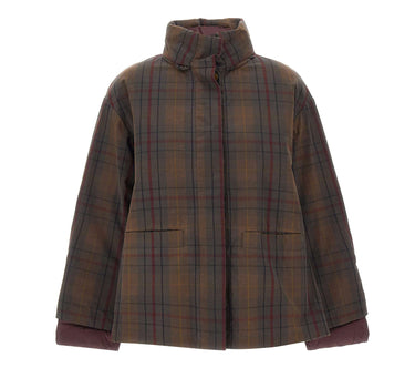ELENA MIRO' Trench in cotone cerato MULTICOLOR Donna 