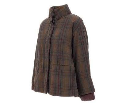 ELENA MIRO' Trench in cotone cerato MULTICOLOR Donna 