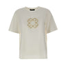 ELENA MIRO' T-shirt con logo gioiello WHITE Donna 