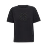 ELENA MIRO' T-shirt con logo gioiello BLACK Donna 