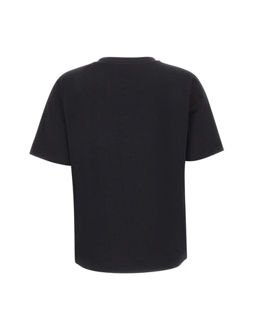 ELENA MIRO' T-shirt con logo gioiello BLACK Donna 