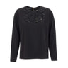ELENA MIRO' T-Shirt in cotone con paillettes BLACK Donna 