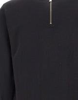 ELENA MIRO' T-Shirt in cotone con paillettes BLACK Donna 