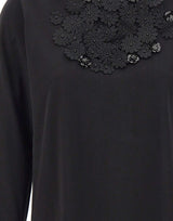 ELENA MIRO' T-Shirt in cotone con paillettes BLACK Donna 