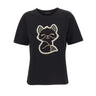 ELENA MIRO' T-Shirt con strass BLACK Donna 